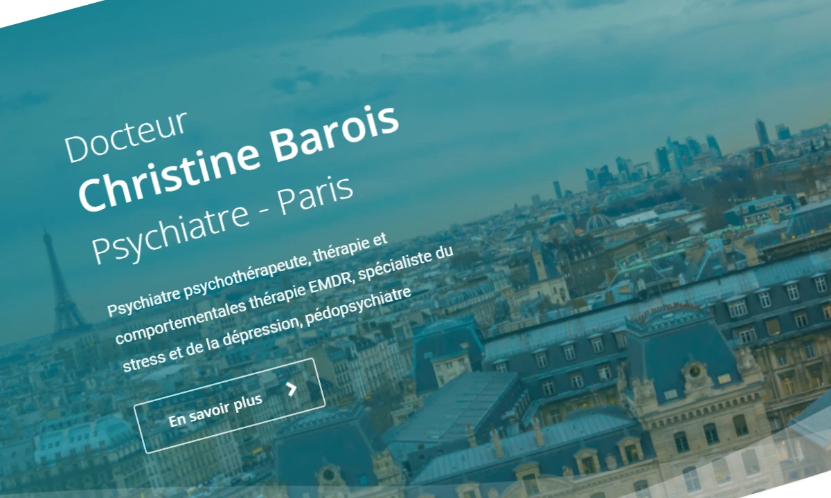 Capture d'écran du site du Dr Barois